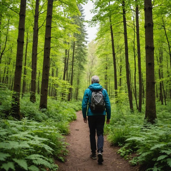 Quels sont les effets bénéfiques de la marche en nature pour les patients souffrant de troubles anxieux?