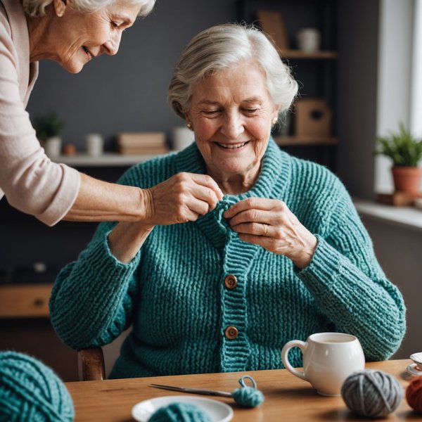 Comment les seniors peuvent-ils utiliser les techniques de relaxation par le tricot pour réduire le stress ?